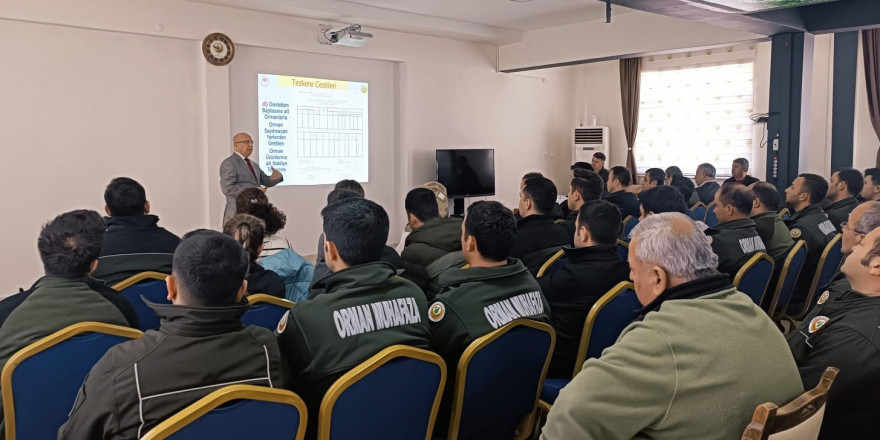 Mersin’de ’orman zararlılarıyla mücadele’ eğitimleri tamamlandı