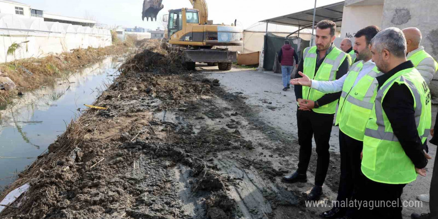 Mersin’de sulama kanalları temizlenip, ıslah ediliyor