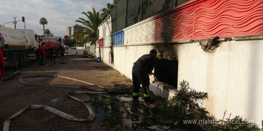 Mersin’de tekstil atölyesindeki yangın kontrol altına alındı