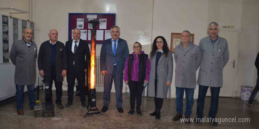 Meslek lisesi öğrencilerinden ‘pelet soba’ üretimi