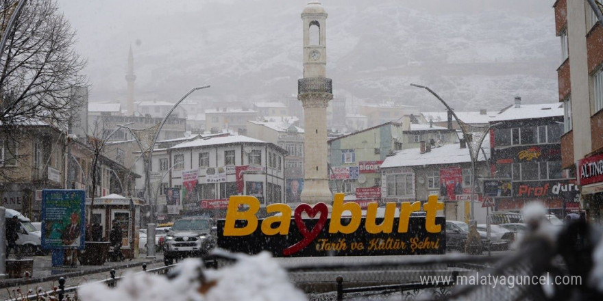 Meteorolojiden Bayburt için kar uyarısı yapıldı