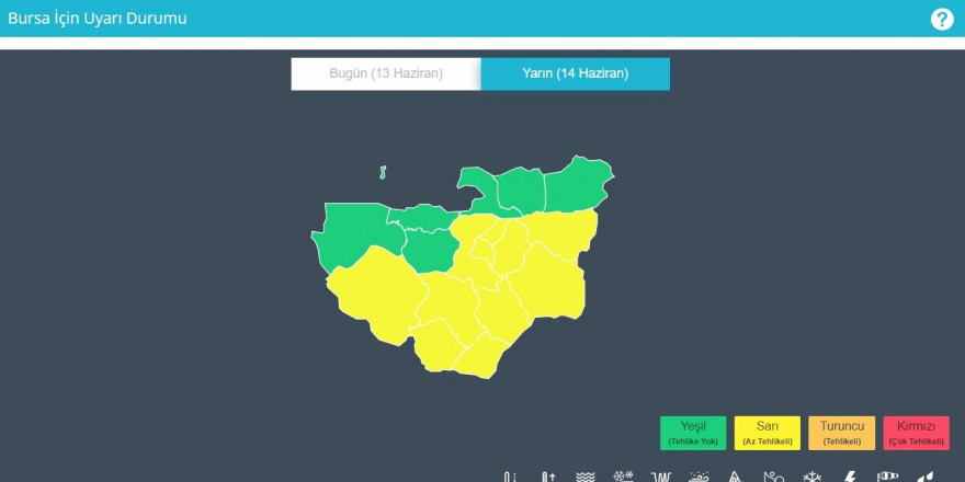 Meteorolojiden Bursa son dakika uyarısı