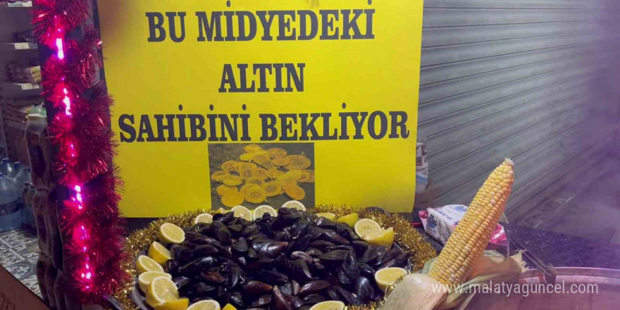 Midyenin içerisindeki altın, talihlisini buldu