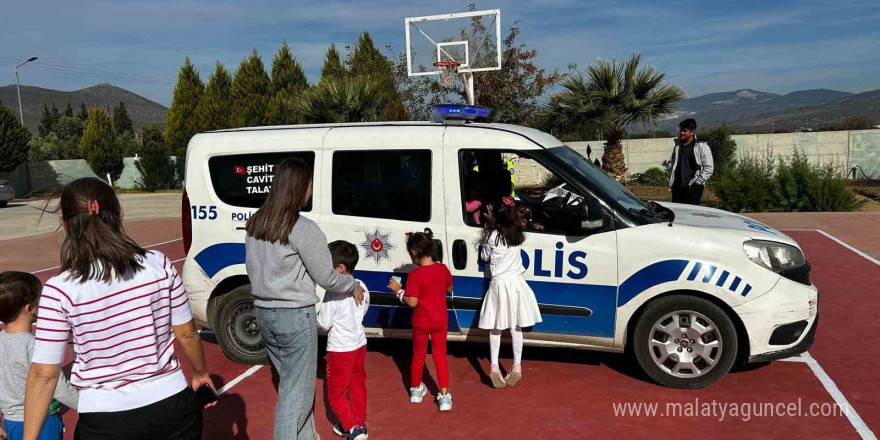 Milas’ta miniklere polislik mesleği tanıtıldı