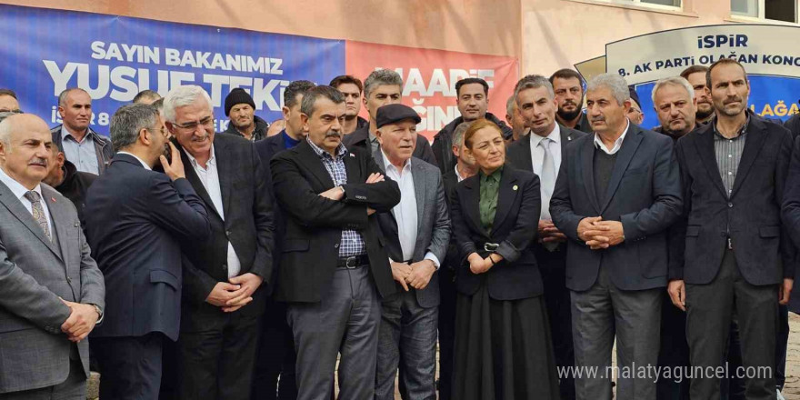 Milli Eğitim Bakanı Tekin, Erzurum’da ilçe kongrelerine katıldı