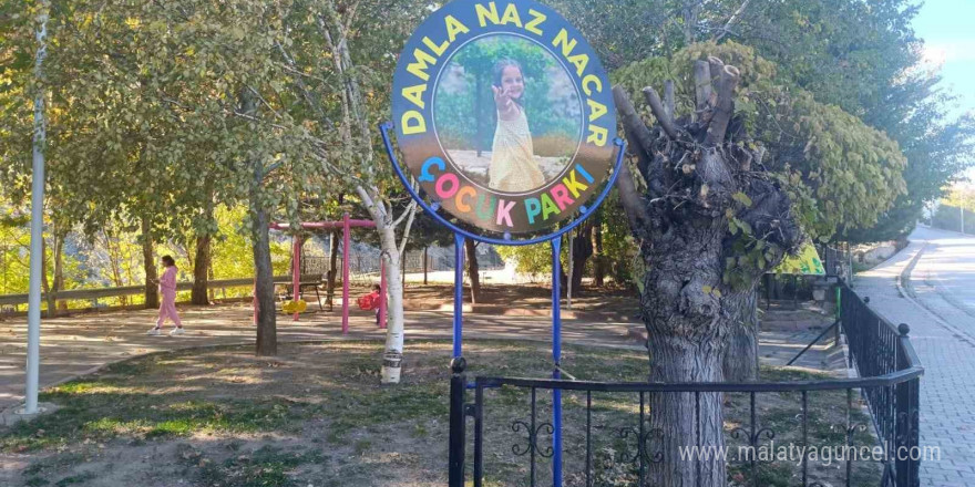 Minik Damla Naz’ın ismi çocuk parkında yaşatılacak