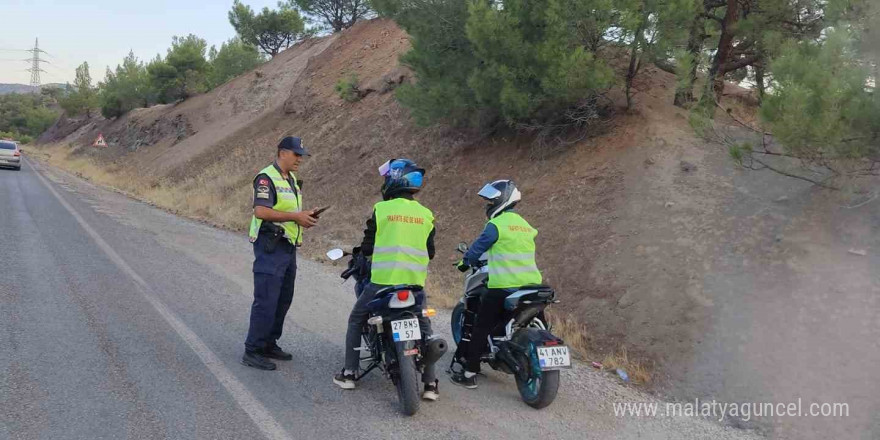 Motosiklet sürücüleri bilgilendirildi