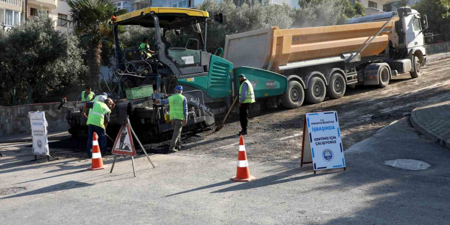 Mudanya’da yollar yenileniyor