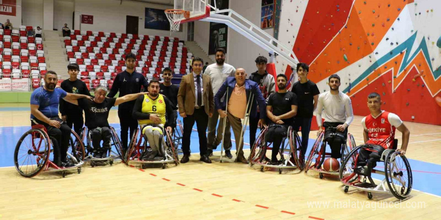 Müdür Taşdemir, engellileri ilk antrenmanda yalnız bırakmadı