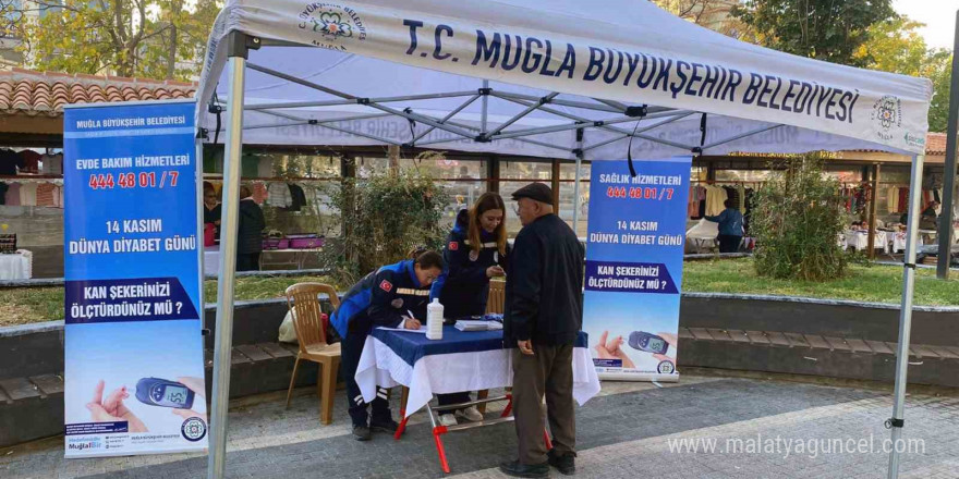 Muğla Büyükşehir 13 İlçede vatandaşların şekerine baktı