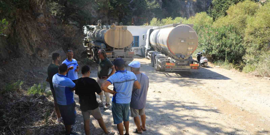 Muğla Büyükşehir Datça Belen mevkiindeki su sorununu çözdü