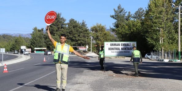 Muğla Orman Bölge Müdürlüğü’nde 75 noktada orman emvali denetimi gerçekleştirildi