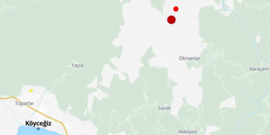 Muğla’da 3,4’lük deprem