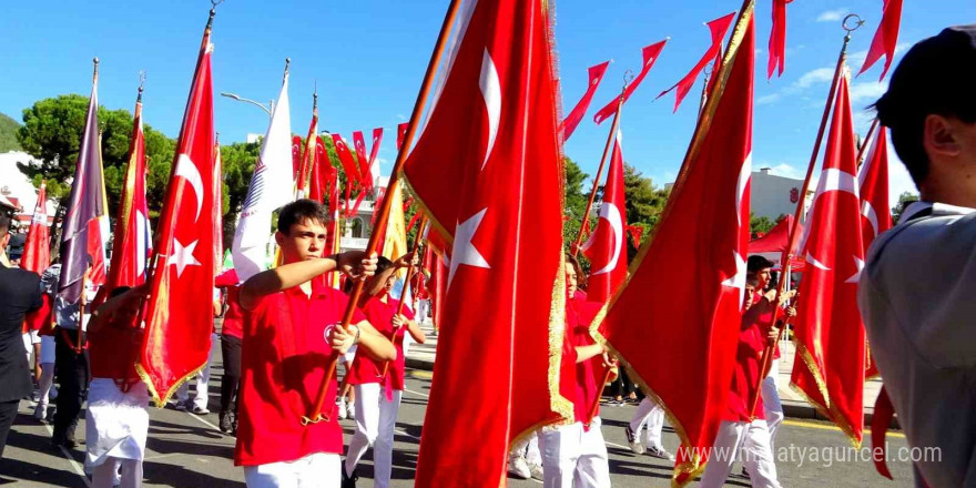 Muğla’da cumhuriyetin 101. yılı coşkuyla kutlandı