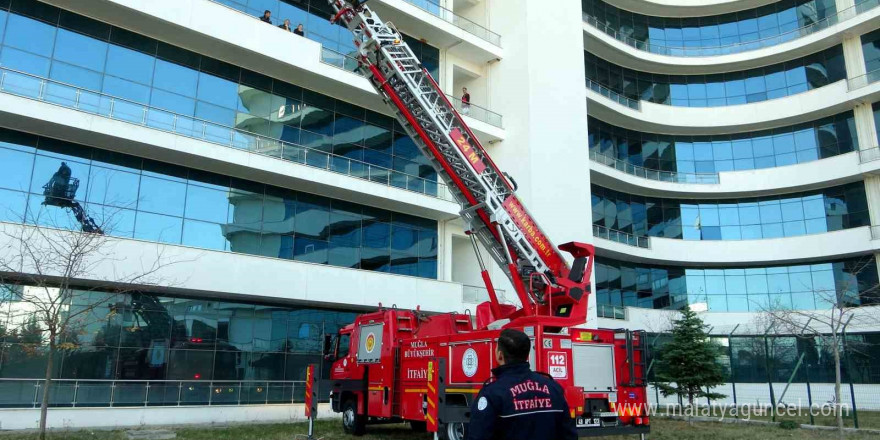 Muğla’da gerçeğini aratmayan yangın tatbikatı