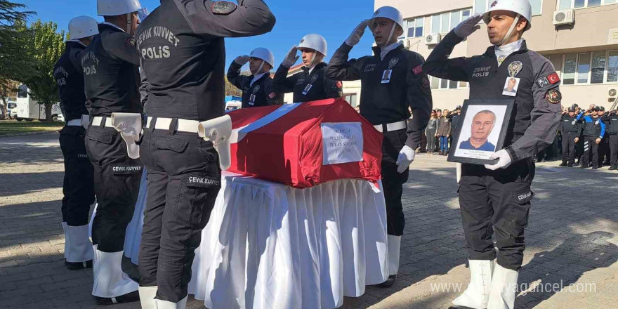 Muğla’da hayatını kaybeden polis memuru için tören düzenlendi