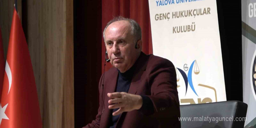 Muharrem İnce: 'Bunu Kılıçdaroğlu’na bir destek olarak algılamayın'