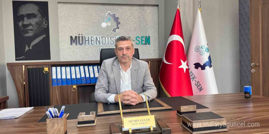 Mühendis Tek-Sen Enerji Sendikası: “30 yıllık mühendisin maaşı 105 bin TL olmalı”