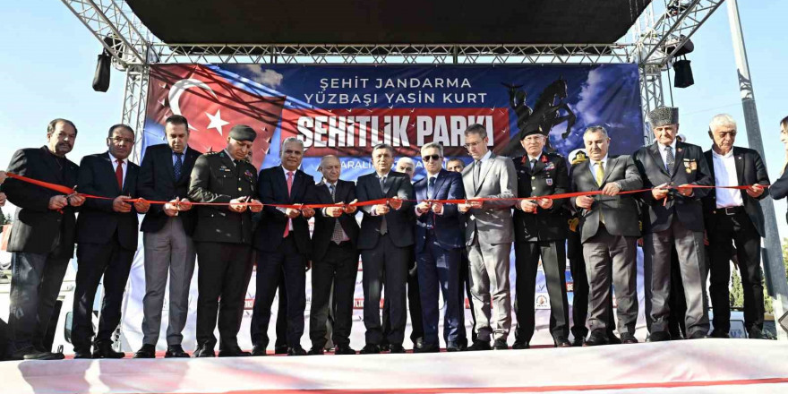 Muratpaşa’da Şehitlik Parkı törenle açıldı