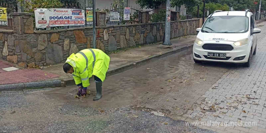 MUSKİ ekipleri yağmur mesaisinde