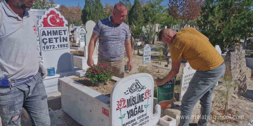 Müslüme’nin mezar taşları yenilendi