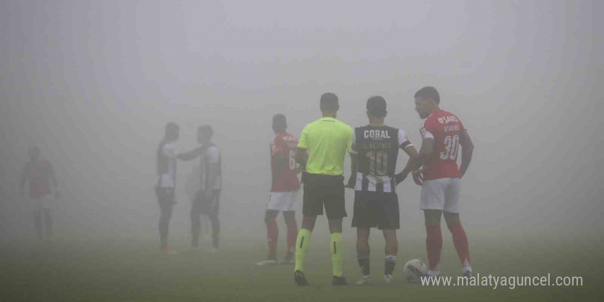 Nacional - Benfica maçı yoğun sis nedeniyle ertelendi