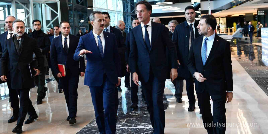 NATO Genel Sekreteri Rutte, TUSAŞ’ı ziyaret etti