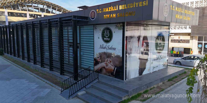 Nazilli Belediyesi yeni Nikah Salonu hizmete açıldı