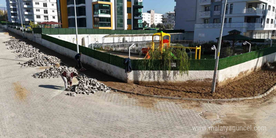 Nazilli sokaklarında kaldırım çalışması başlatıldı