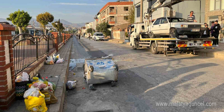 Nazilli’de otomobil takla attı: 4 yaralı