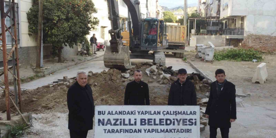 Nazilli’de sokaklar yenileniyor