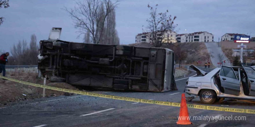 Nevşehir’deki feci kazada 1 kişi hayatını kaybetti