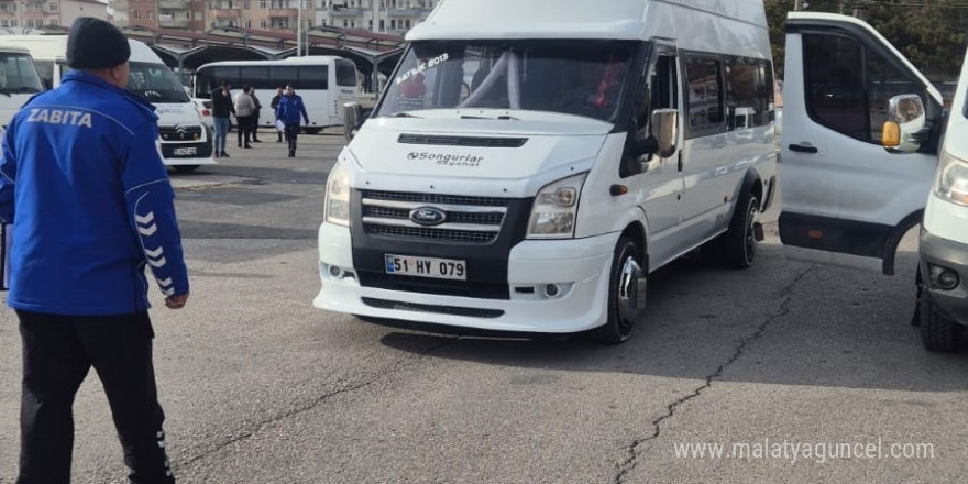 Niğde Belediyesi Servis Araçlarını Mercek Altına Aldı