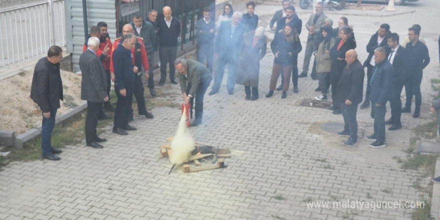 Niğde SGK’da yangın tatbikatı düzenlendi