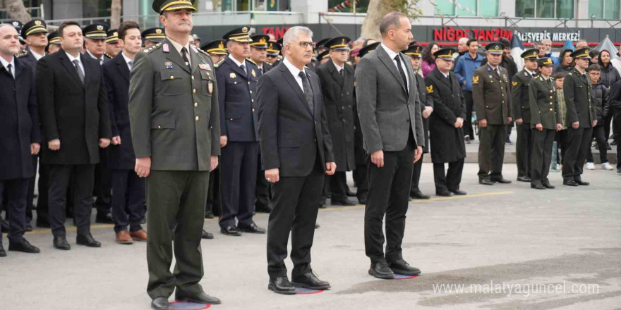 Niğde’de 10 Kasım Atatürk’ü Anma Töreni düzenlendi