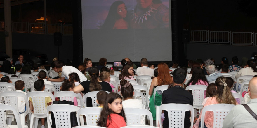 Nilüfer’de çocuklar açık hava sinemasında eğlenecek