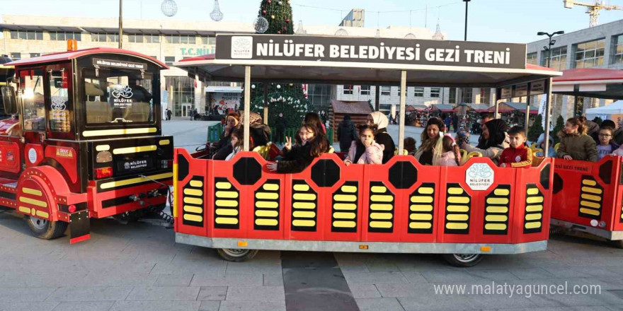 Nilüfer’de Yeni Yıl Festivali’nde eğlence ve alışveriş bir arada