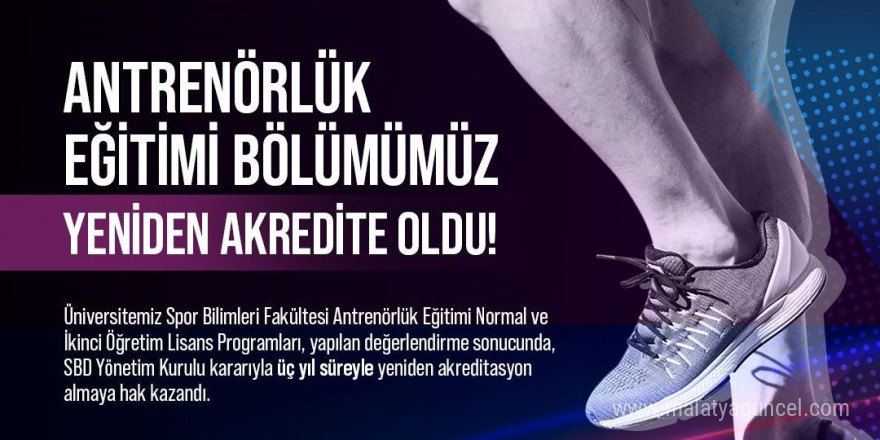 NÖHÜ’nün Antrenörlük Eğitimi Bölümü yeniden akredite oldu