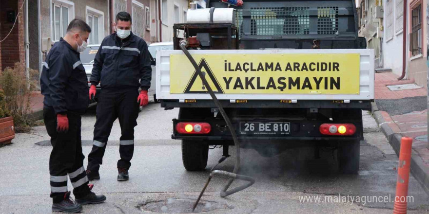 Odunpazarı’nda rögar ve kanalizasyonlarda kışlak mücadele