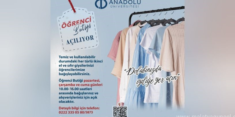 Öğrenci Butiği hizmete açıldı