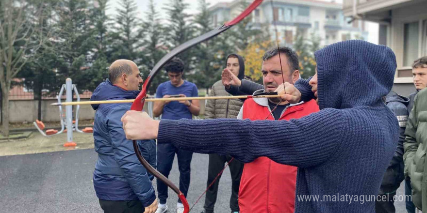 Öğrenciler okçuluk ile tanıştı