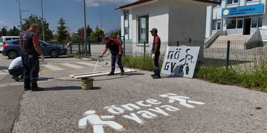 Okul çevrelerine yaya güvenliği