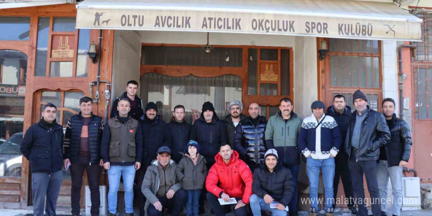 Oltu’da 17 avcı sınava girdi