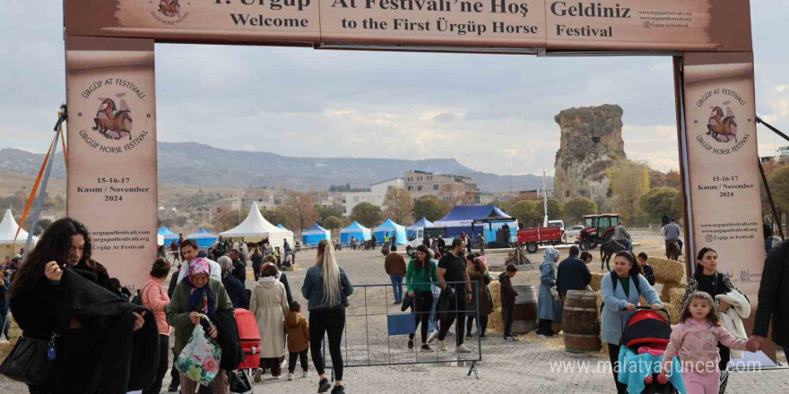 Onlarca at ve at sever bir araya geldi