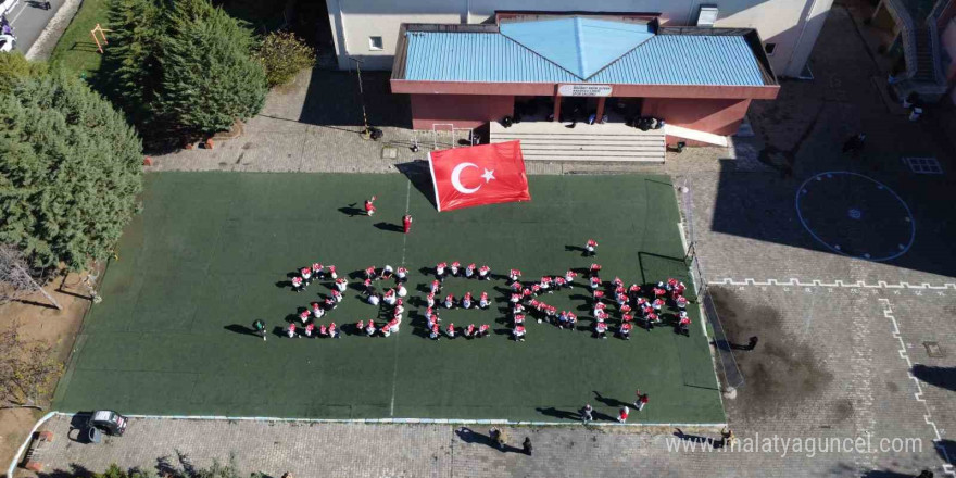 Ordu’da 101 öğrenciden Cumhuriyet’in 101’inci yılına özel koreografi