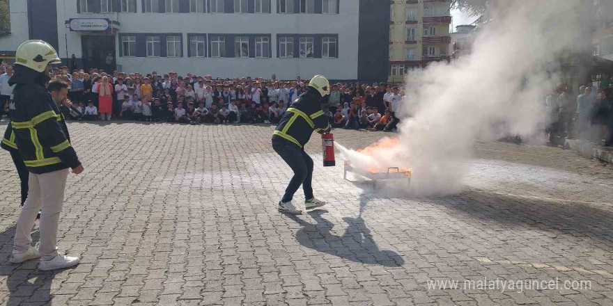 Ordu’da 22 bin 525 öğrenciye yangın eğitimi verildi