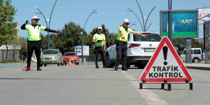 Ordu’da bir haftada 14 binden fazla araç ve sürücüsü denetlendi