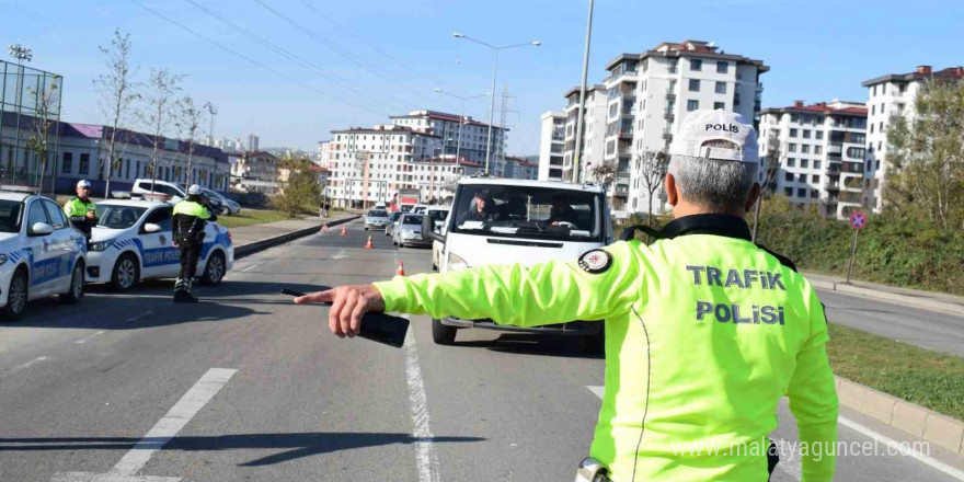 Ordu’da bir haftada 16 binden fazla araç ve sürücüsü denetlendi