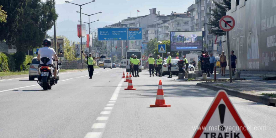 Ordu’da bir haftada 17 binden fazla araç ve sürücüsü denetlendi