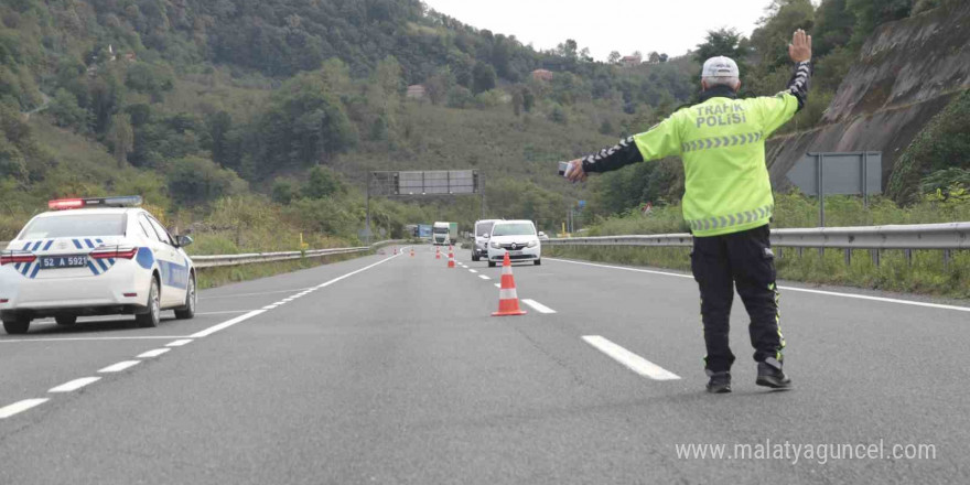 Ordu’da bir haftada 18 bin araç ve sürücüsü denetlendi